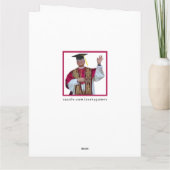 Carte Diplôme d'une école catholique drôle (Dos)