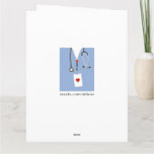 Carte Diplôme d'une école de soins infirmiers personnali (Dos)