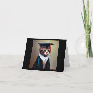 Carte Diplômé en chat