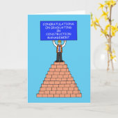 Carte Diplôme En Gestion De Construction. (Fleur jaune)