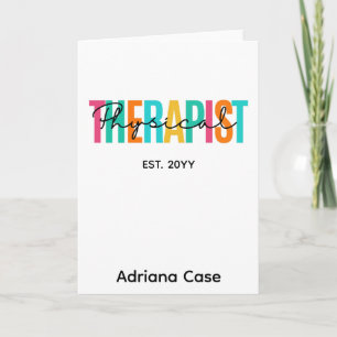 Carte Diplôme en physiothérapie