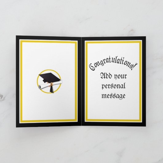 Carte Diplôme et diplôme (Intérieur)