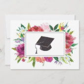 Carte Diplômé floral (Devant)
