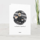 Carte Diplôme Funny Dog (Dos)