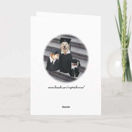 Carte Diplôme Funny Dog (Dos)