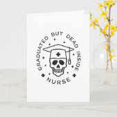 Carte Diplôme Funny Nurse (Fleur jaune)