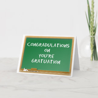 Carte Diplôme. Mal orthographié. Drôle