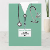 Carte Diplôme Médicale personnalisé (Devant)