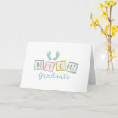 Carte Diplômé NICU (Fleur jaune)