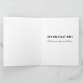 Carte Diplômé Personnalisé 2026 (Intérieur)