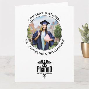 Carte Diplôme PharmD Docteur en Pharmacie Personnalisé