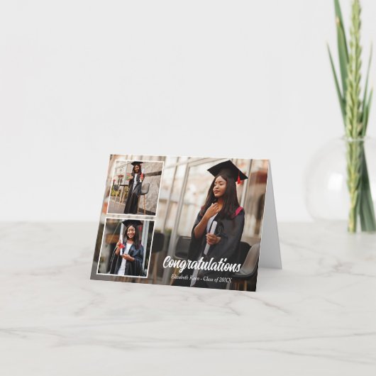 Carte Diplôme Photo personnalisée (Devant)