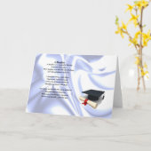 Carte Diplôme - Poème de fille (Fleur jaune)