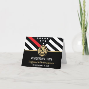 Carte Diplômé Pompiers Sapeurs-Pompiers Département Ince