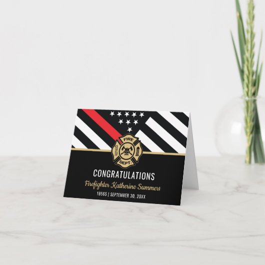 Carte Diplômé Pompiers Sapeurs-Pompiers Département Ince (Devant)