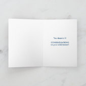 Carte Diplôme Rolled Diplômé Félicitations (Intérieur)