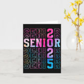 Carte Diplômé senior 2025 Tee (Fleur jaune)