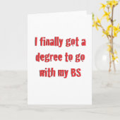 Carte Diplôme universitaire (Fleur jaune)