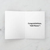 Carte Diplôme universitaire (Intérieur)