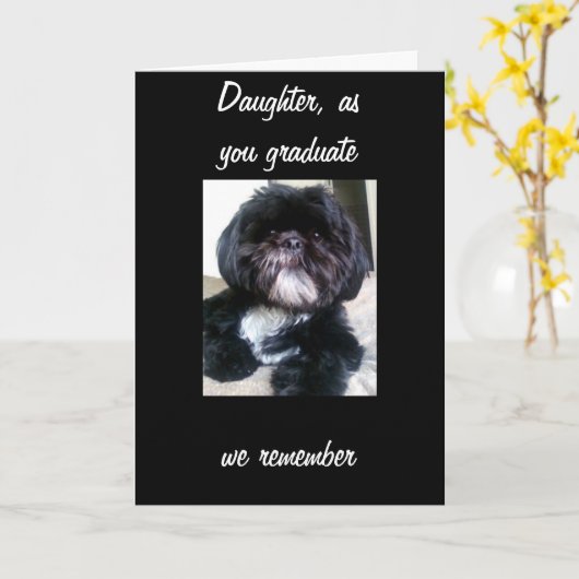 CARTE DIPLÔMÉS DE FILLE AVEC SOUVENIRS (Fleur jaune)