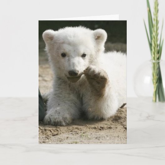 Carte Dire juste salut (Devant)