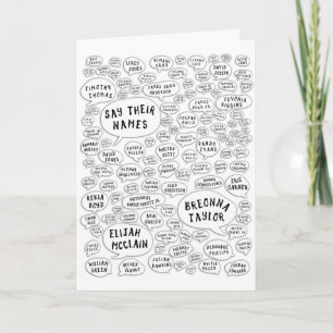 Carte dire leurs noms