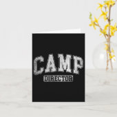 Carte Directeur De Camp Conseiller Drôle Conception De C (Fleur jaune)