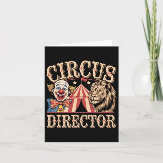 Carte Directeur de cirque  (Devant)