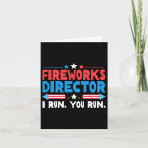 Carte Directeur de Feux d'Artifice Je Vous Fais Courir l