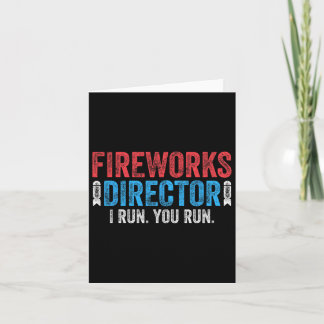 Carte Directeur de Fireworks 4 juillet Chemise