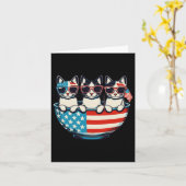 Carte Directeur Istant Fireworks 4 juillet Indépendance (Fleur jaune)