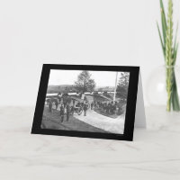 Dirigeants et hommes dans le fort Stevens, dc 1865