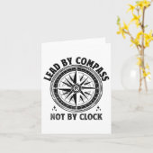 Carte Diriger Par Comp Pas Par Horloge Camping Scouting (Fleur jaune)