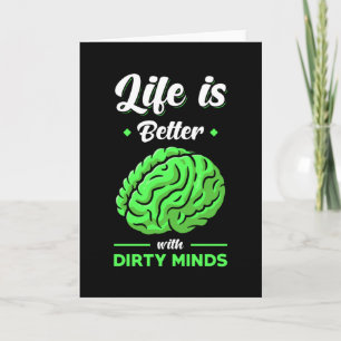 Carte Dirty Thoughts Drôle Dire