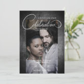 Carte Dirty Whimsical Grounds for Celebration Wedding (Debout devant)