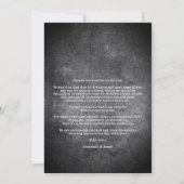 Carte Dirty Whimsical Grounds for Celebration Wedding (Dos)