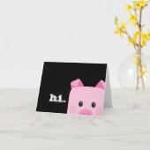 Carte Dis juste bonjour (Fleur jaune)