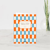 Carte Dis Oui Proposition Aqua + Orange Doodle (Dos)