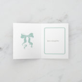 Carte Dis Oui Teal + Yellow Doodle Demande (Intérieur)