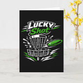 Carte Disc Golf St. Patrick's Day Frolf Player Chain Ng  (Fleur jaune)