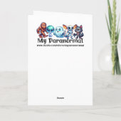 Carte Disc Golfing Alien Funny Pun Anniversaire (Dos)