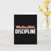 Carte Discipline sur la motivation Sigma Grindset Résist (Fleur jaune)