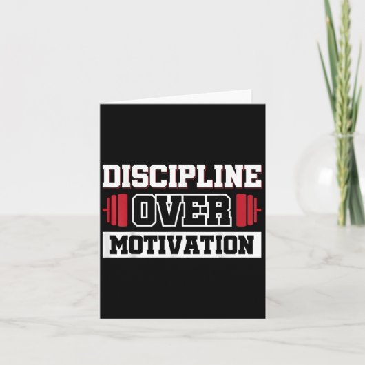 Carte Discipline sur motivation (Devant)