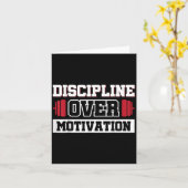 Carte Discipline sur motivation (Fleur jaune)