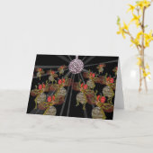 Carte Disco Ball Dancing Fruit (Fleur jaune)