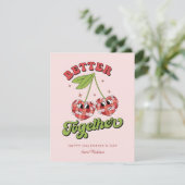 Carte Disco Ball Valentine's Cherry Better Together (Debout devant)