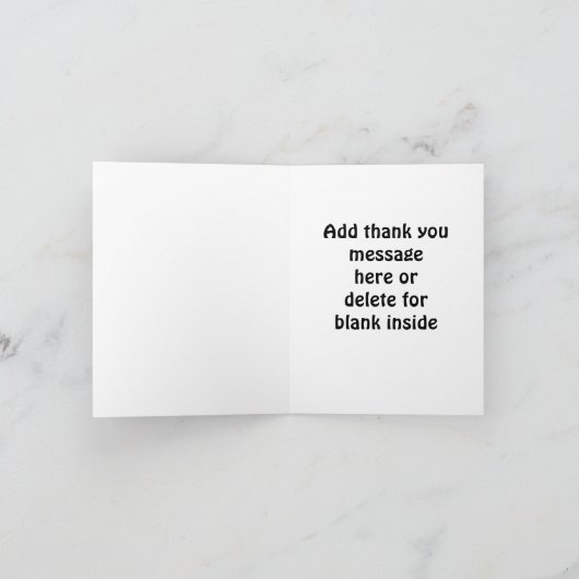 Carte Disco Dance Thank You Note (Intérieur)