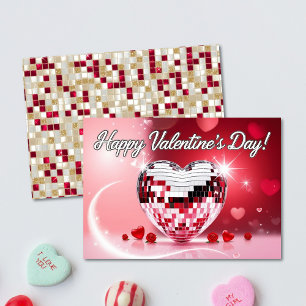 Carte Disco Heart Valentine