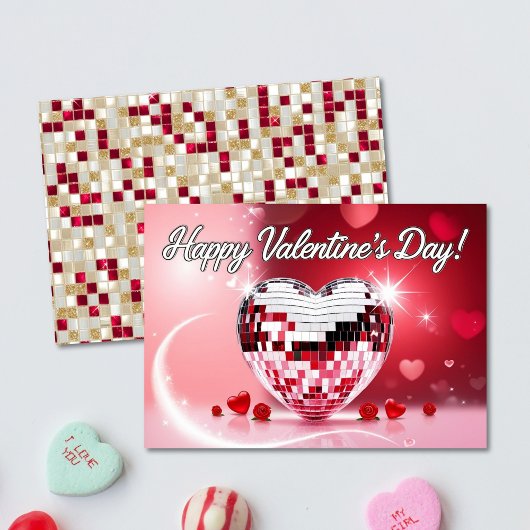 Carte Disco Heart Valentine