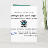 Carte Discours #1 (carte de Fête des pères) (Dos)